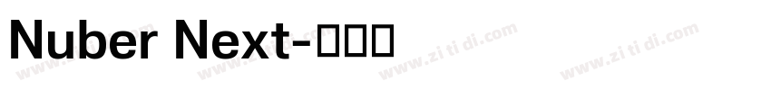 Nuber Next字体转换
